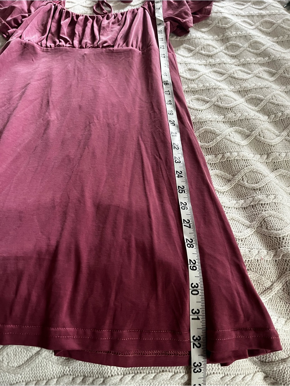 Blue Rain by Francesca’s Scoop Neck Dress in Dusty Rose Women’s Size Small - Picture 7 of 7